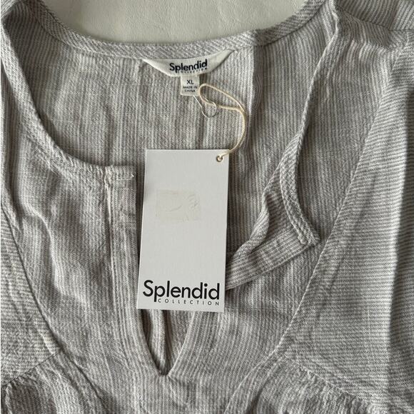 Splendid Susannah Top in Smoke Lavender Size XL - Picture 4 of 9